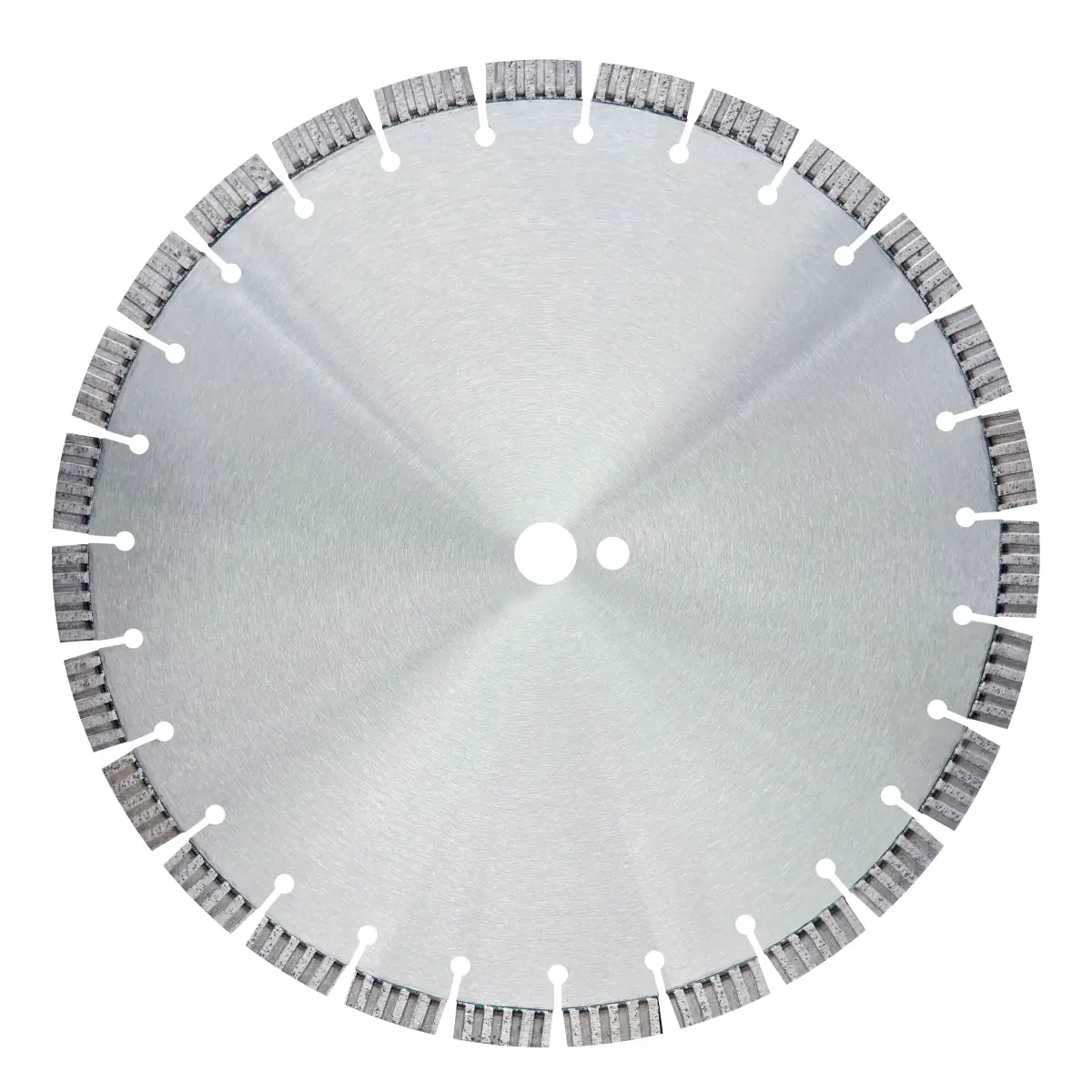 25.4 arbor silver cured road saw blade for multi purpose construction cutting
